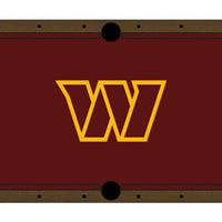 Washington Commanders Premium Pool Table Bundle - Walnut Pool Bundle Home Arcade Games   