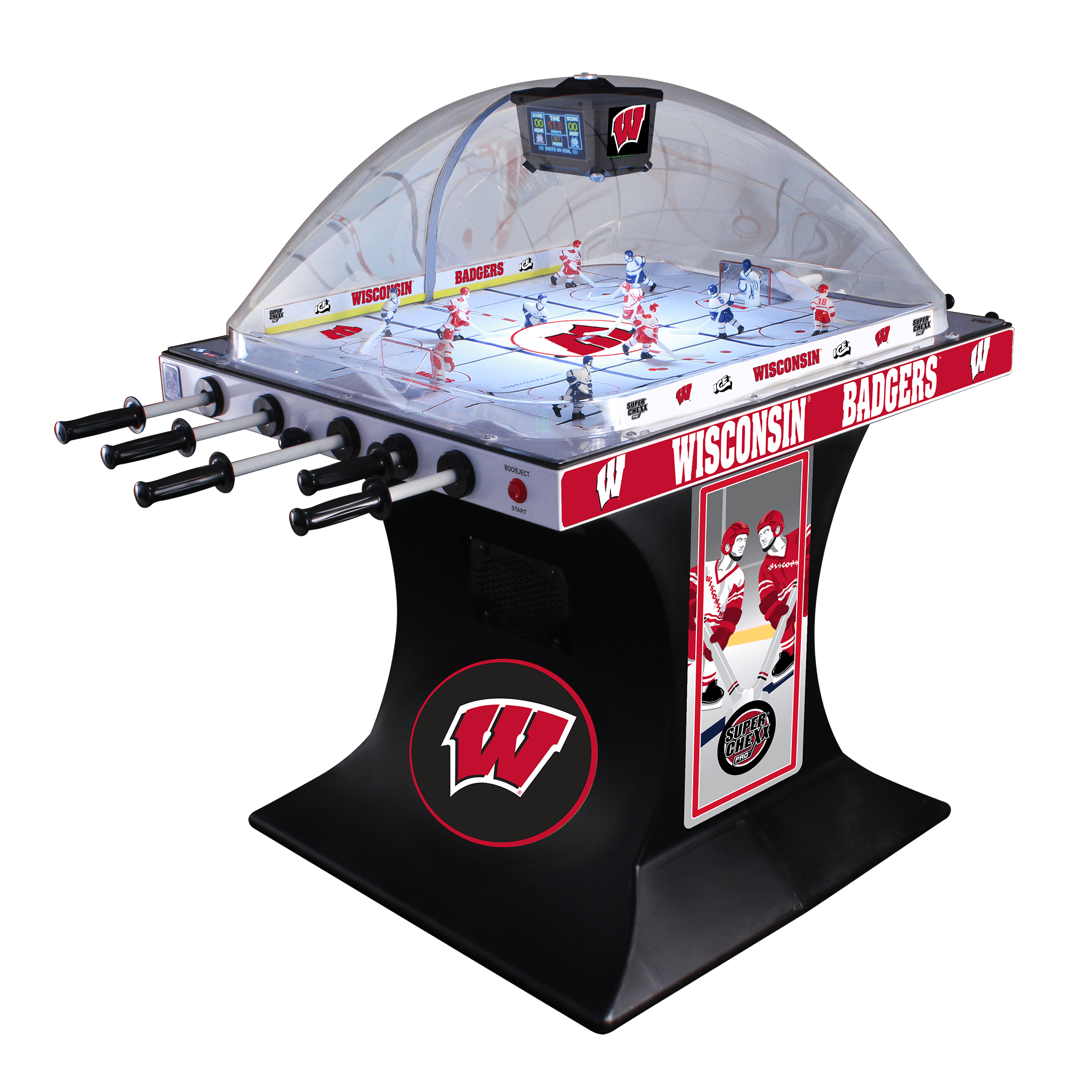 University of Wisconsin Super Chexx PRO® Bubble Hockey