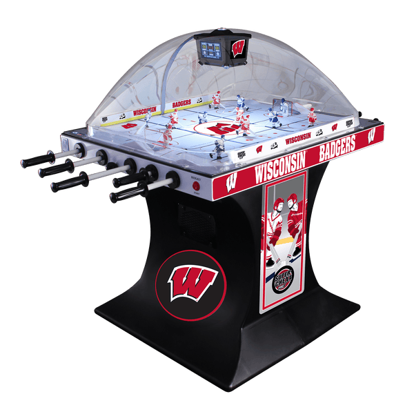 University of Wisconsin Super Chexx PRO® Bubble Hockey Arcade Super Chexx