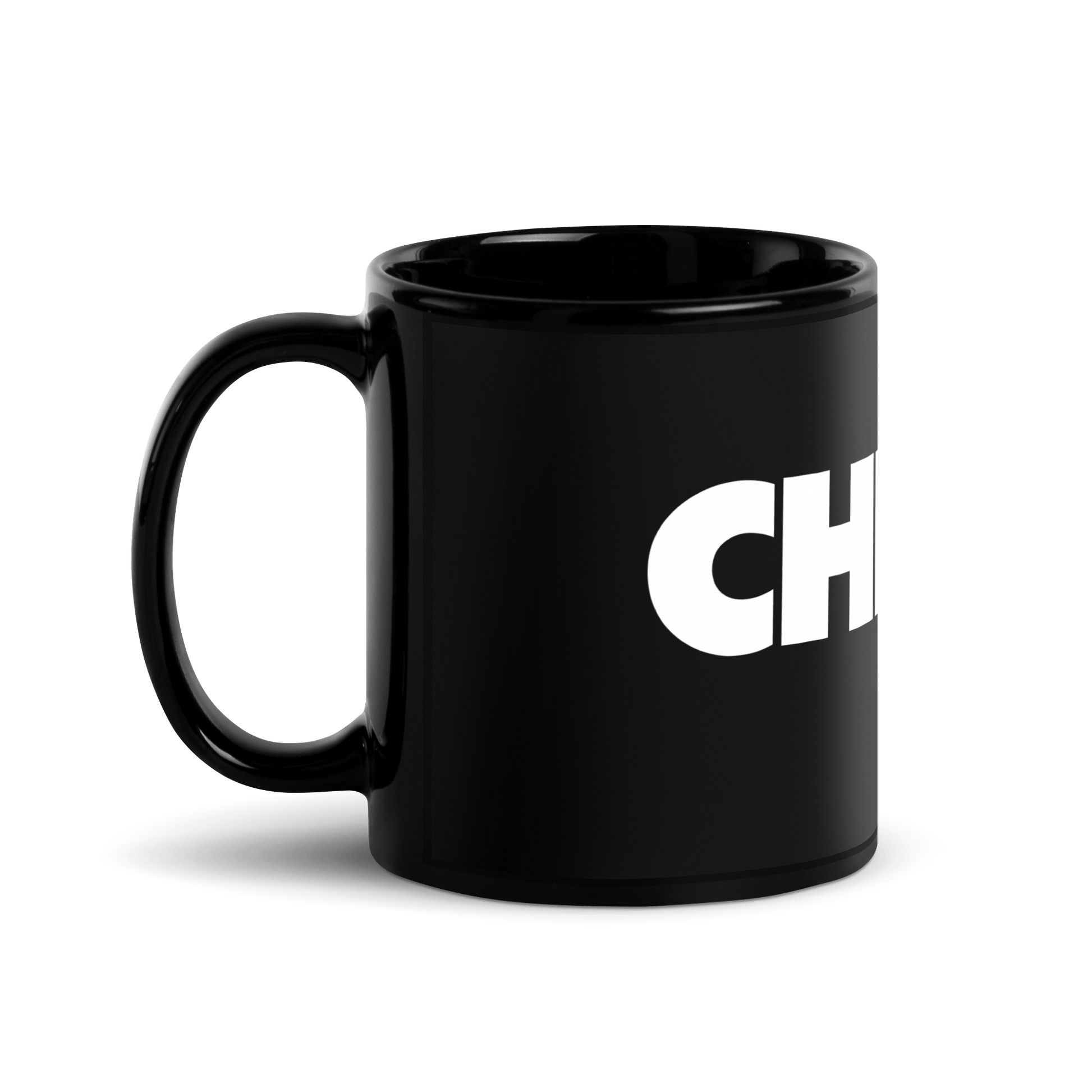 11oz "chexx" Black Glossy Mug MUG Home Arcade Games