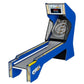 In Stock | ICE Ball Pro Alley Roller with Blue Cabinet Gray Playfield Wood Graphics and Yellow Balls