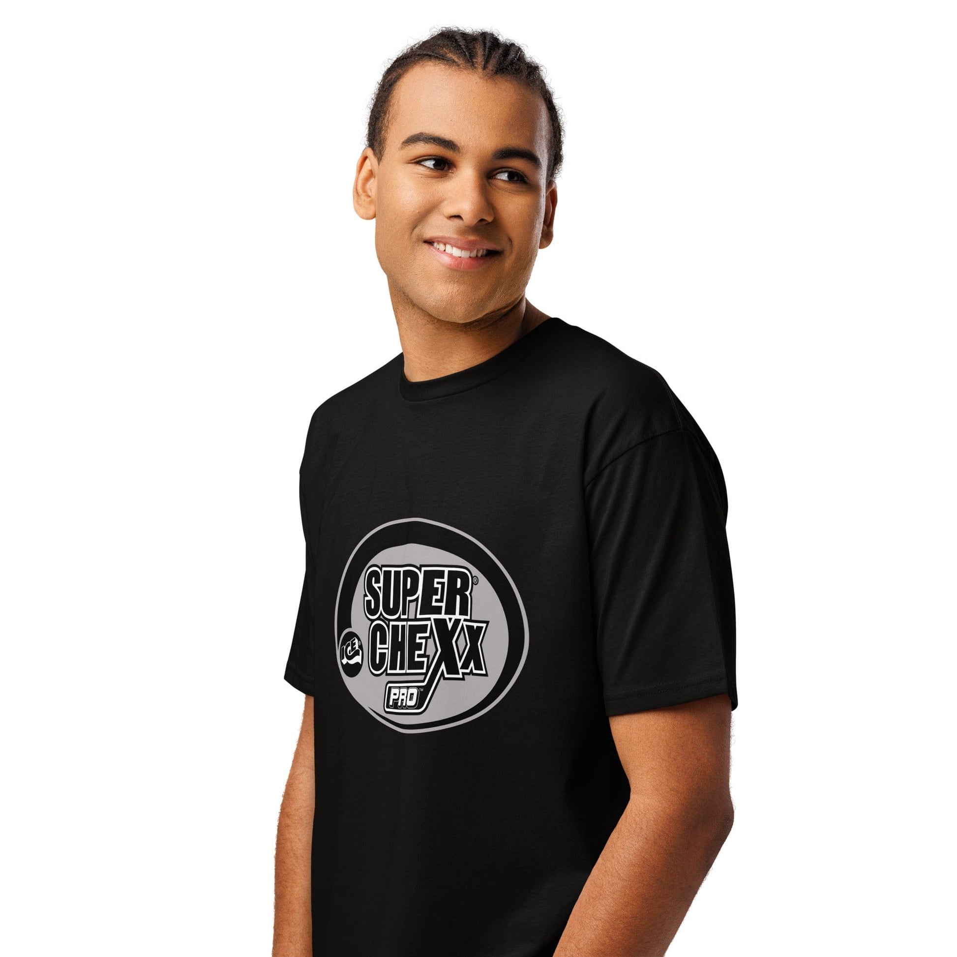 Super Chexx Pro | Men's Premium Short Sleeve Tee T-SHIRT Home Arcade Games