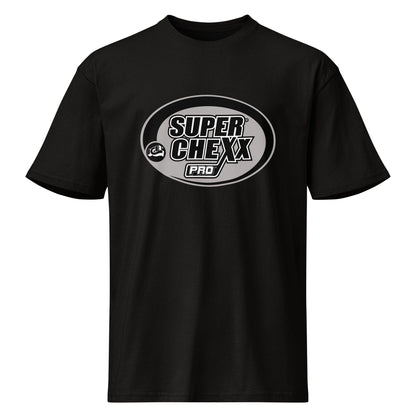 Super Chexx Pro | Men's Premium Short Sleeve Tee T-SHIRT Home Arcade Games Black S