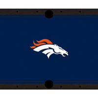 Denver Broncos Premium Pool Table Bundle - Black Ash Pool Bundle Home Arcade Games   