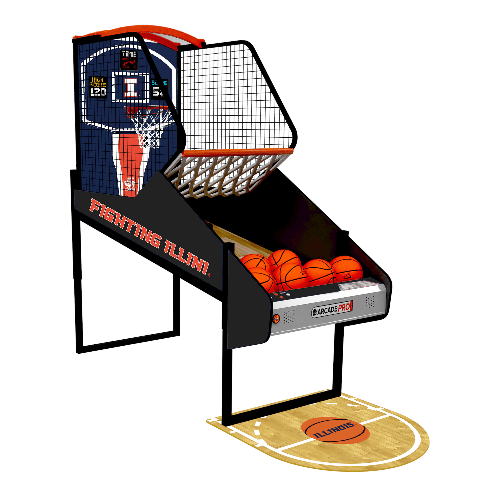Illinois Fighting Illini College Hoops Arcade Innovative Concepts in Entertainment   