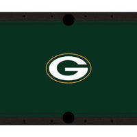 Green Bay Packers Premium Pool Table Bundle - Black Ash Pool Bundle Home Arcade Games   