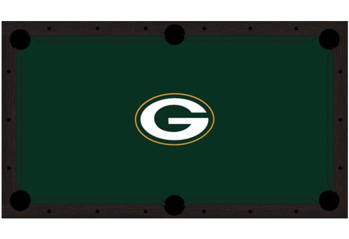 Green Bay Packers Premium Pool Table Bundle - Black Ash Pool Bundle Home Arcade Games   