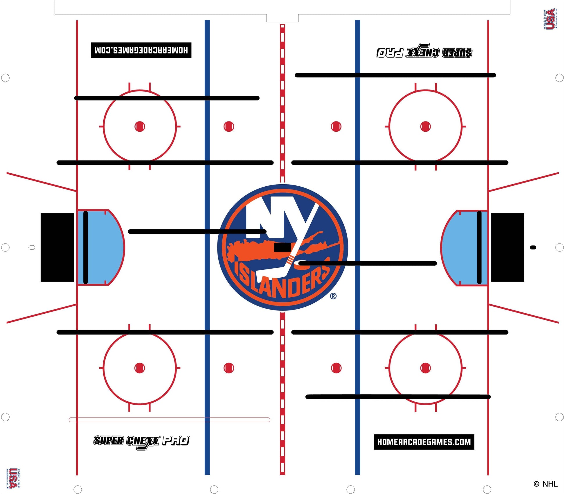 New York Islanders NHL Super Chexx Pro Bubble Hockey Arcade Innovative Concepts in Entertainment