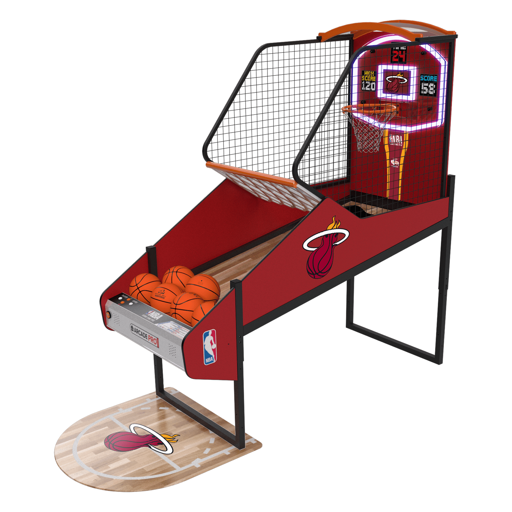 Miami Heat NBA Game Time Pro Arcade Innovative Concepts in Entertainment   