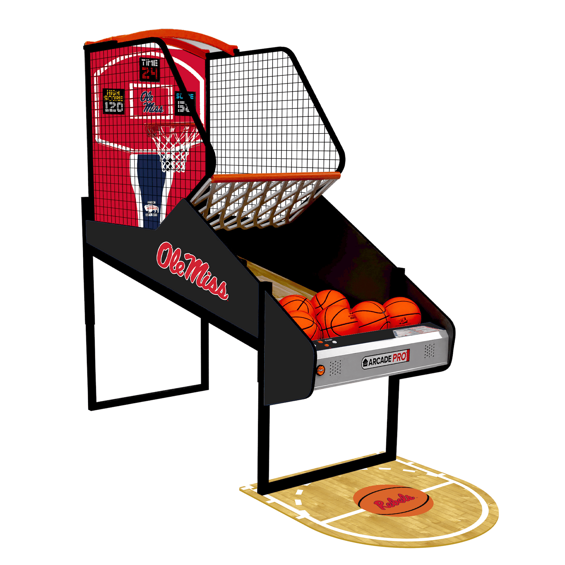 Ole Miss University of Mississippi College Hoops Arcade Innovative Concepts in Entertainment   