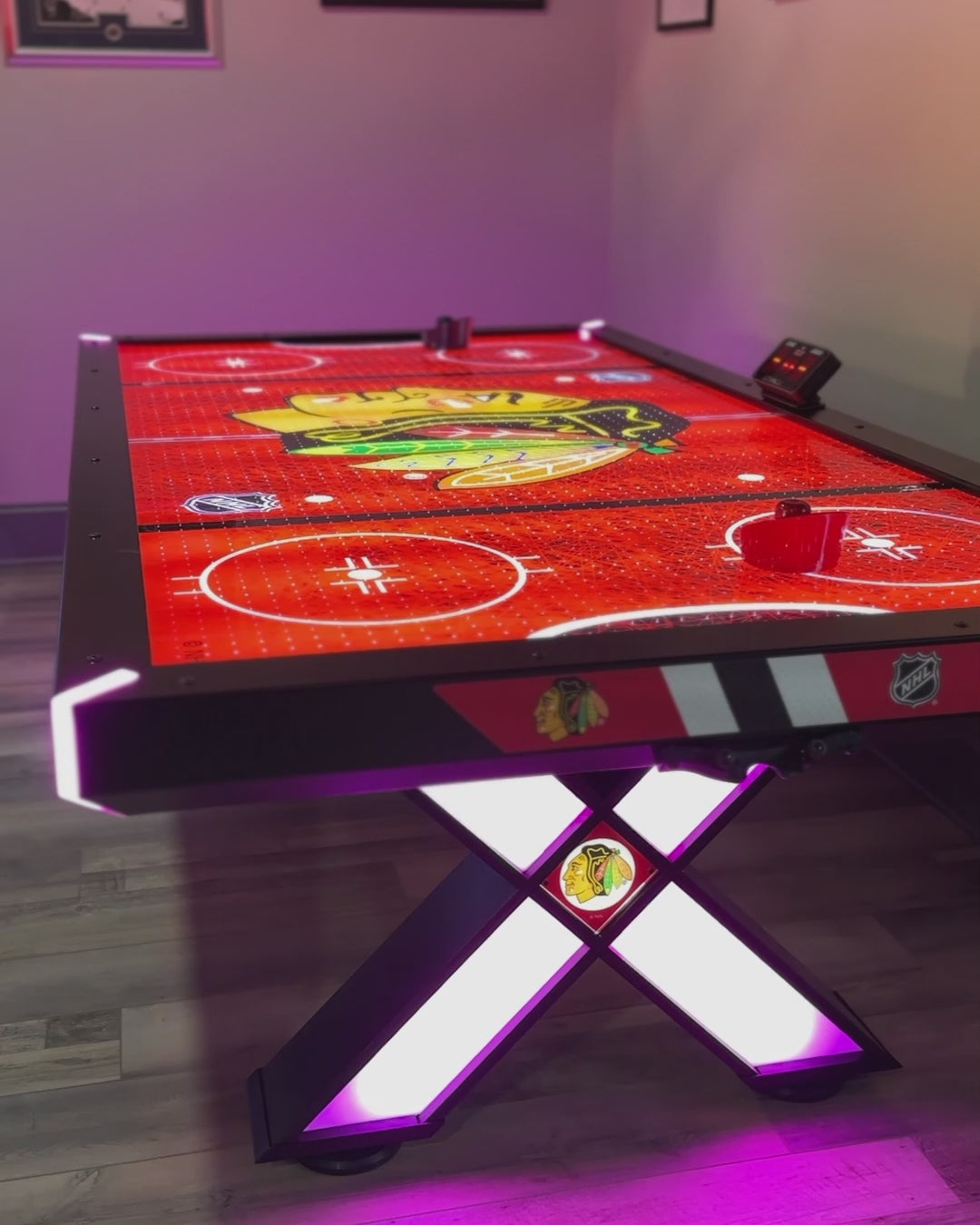 Colorado Avalanche NHL Air FX Pro Air Hockey Home Arcade Games