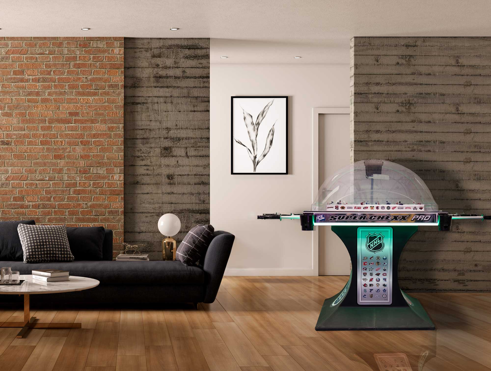 貴重　NHL バブルヘッドセット NHL Super Chexx Pro Bubble Hockey – Home Arcade Games