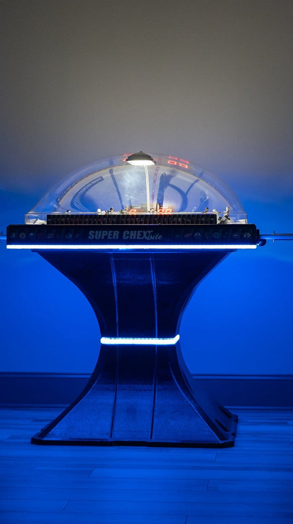 Super Chexx Lite with blue LED lighting