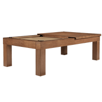 Alta Dining Conversion Top (Brushed Walnut) Pool Bundle Home Arcade Games