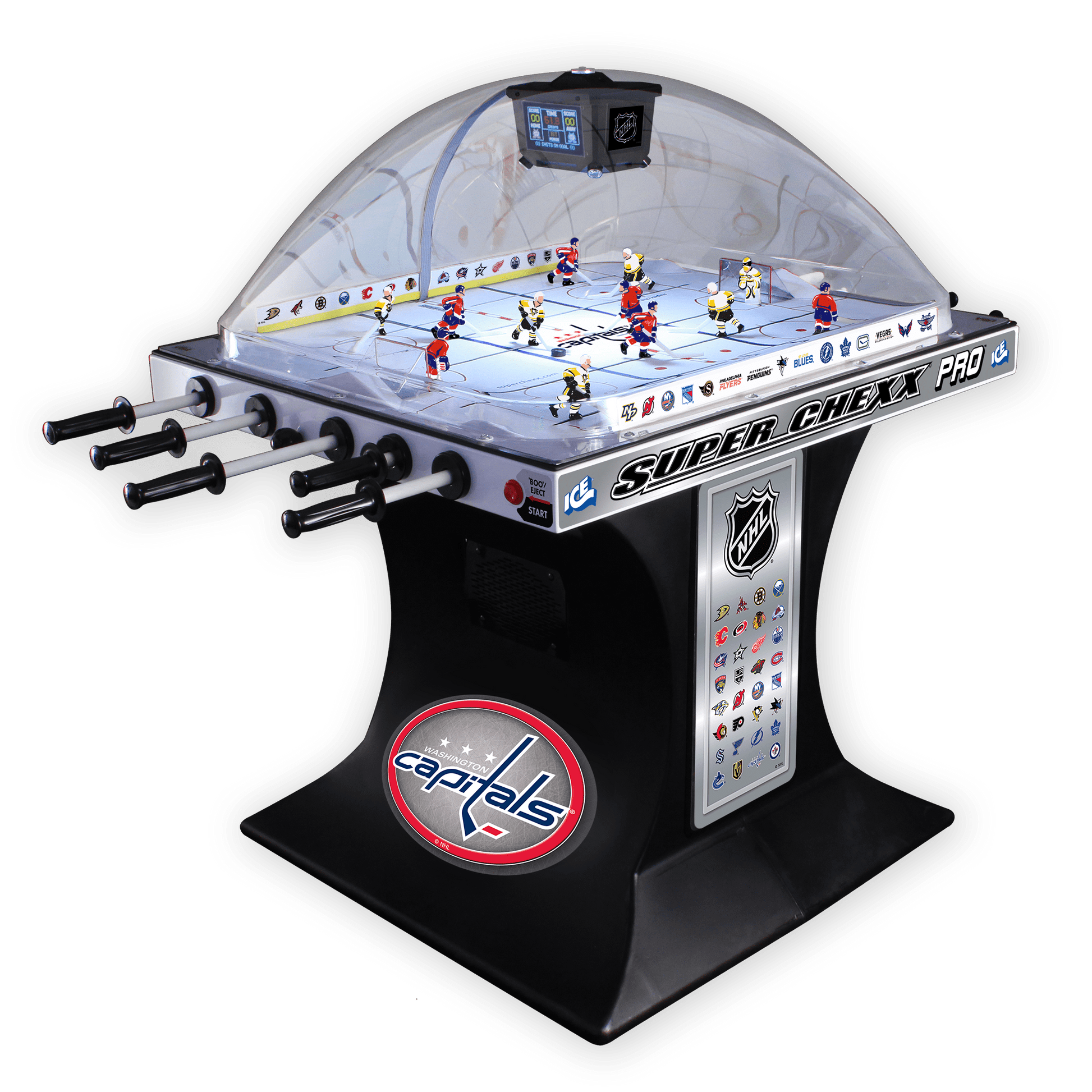 Washington Capitals NHL Super Chexx Pro Bubble Hockey Arcade Innovative Concepts in Entertainment   
