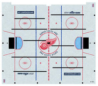 Skated Detroit Red Wings Logo ICE