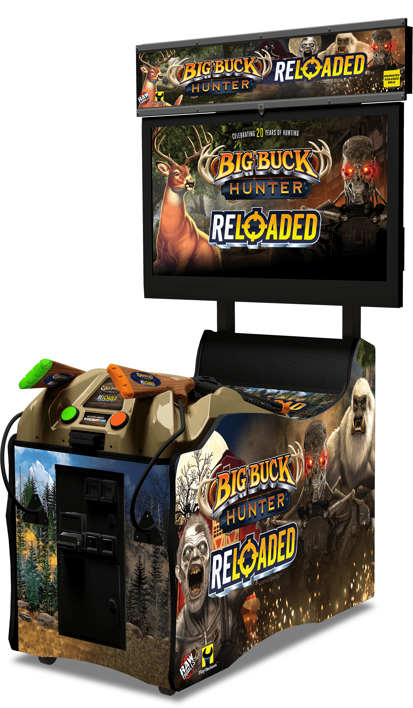Big Buck Hunter Reloaded Panorama Online - Monitor NOT included