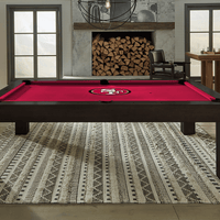 San Francisco 49ers Premium Pool Table Bundle - Black Ash Pool Bundle Home Arcade Games   