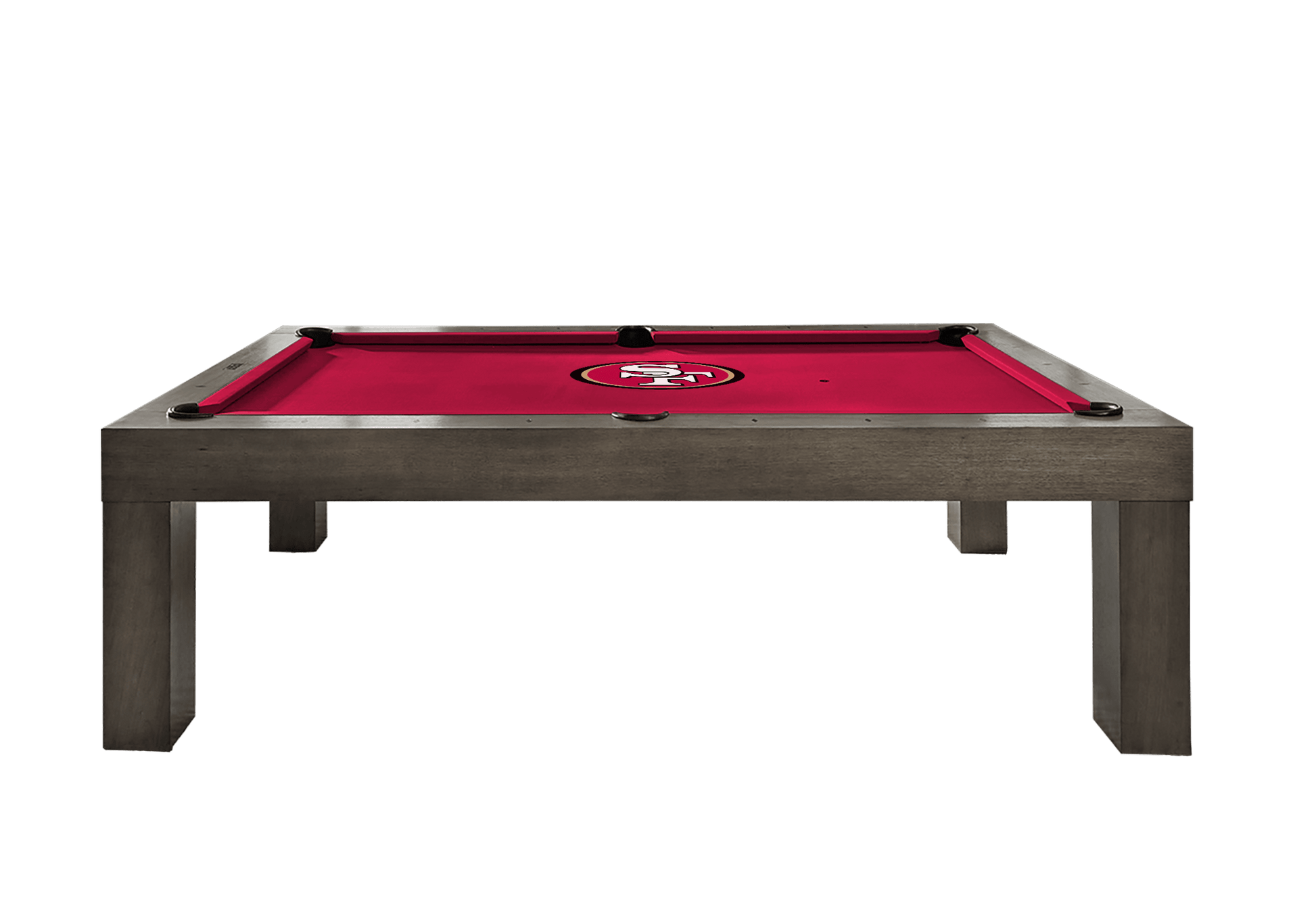 San Francisco 49ers Premium Pool Table Bundle - Charcoal Pool Bundle Home Arcade Games   