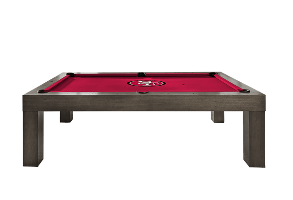 San Francisco 49ers Premium Pool Table Bundle - Charcoal Pool Bundle Home Arcade Games   