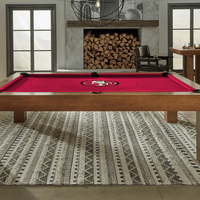 San Francisco 49ers Premium Pool Table Bundle - Walnut Pool Bundle Home Arcade Games   