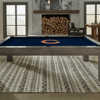 Chicago Bears Premium Pool Table Bundle - Charcoal Pool Bundle Home Arcade Games   