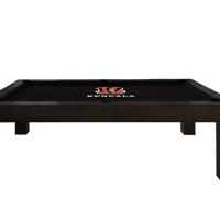 Cincinnati Bengals Premium Pool Table Bundle - Black Ash Pool Bundle Home Arcade Games   