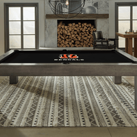 Cincinnati Bengals Premium Pool Table Bundle - Charcoal Pool Bundle Home Arcade Games   