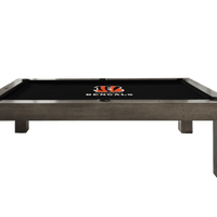 Cincinnati Bengals Premium Pool Table Bundle - Charcoal Pool Bundle Home Arcade Games   