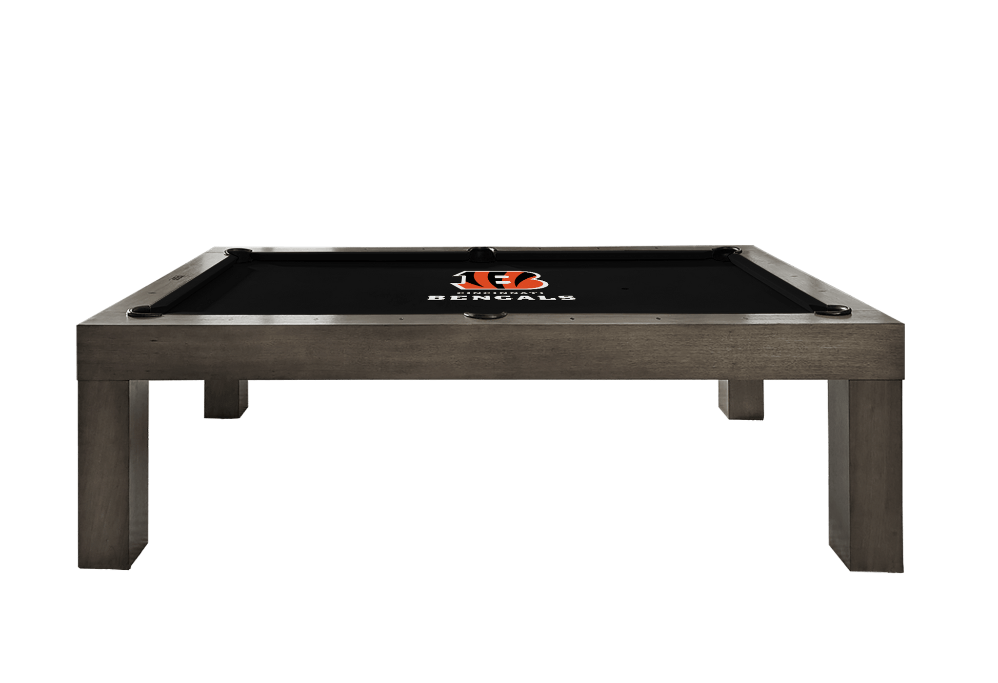 Cincinnati Bengals Premium Pool Table Bundle - Charcoal Pool Bundle Home Arcade Games   