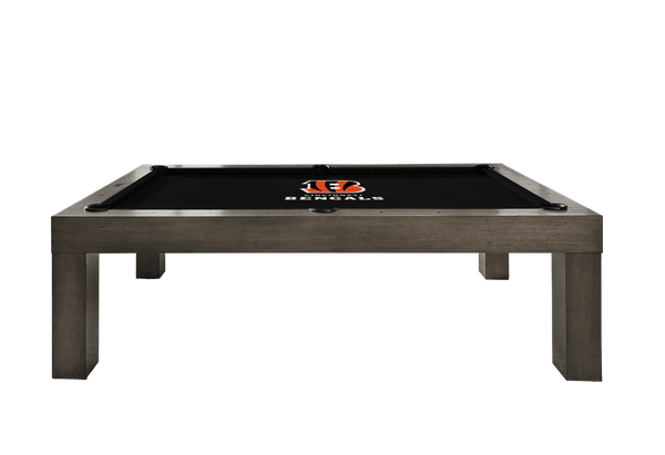 Cincinnati Bengals Premium Pool Table Bundle - Charcoal Pool Bundle Home Arcade Games   