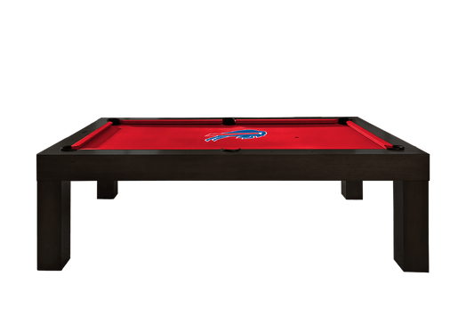 Buffalo Bills Premium Pool Table Bundle - Black Ash Pool Bundle Home Arcade Games   