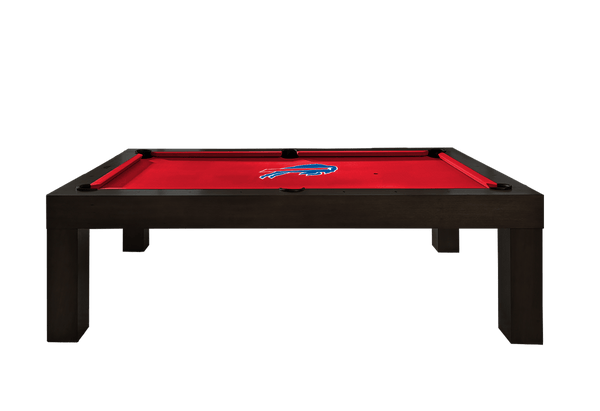 Buffalo Bills Premium Pool Table Bundle - Black Ash Pool Bundle Home Arcade Games   
