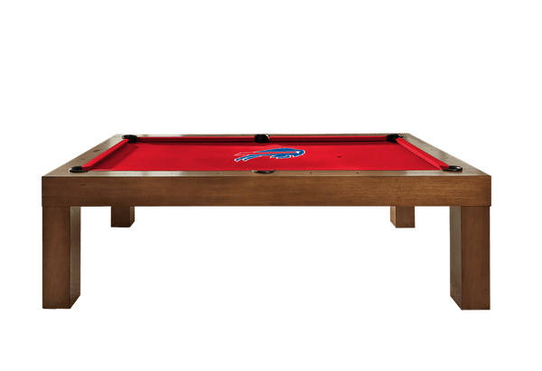 Buffalo Bills Premium Pool Table Bundle - Walnut Pool Bundle Home Arcade Games   