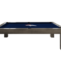 Denver Broncos Premium Pool Table Bundle - Charcoal Pool Bundle Home Arcade Games   