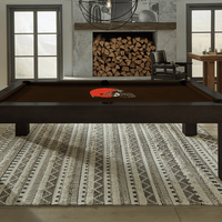 Cleveland Browns Premium Pool Table Bundle - Black Ash Pool Bundle Home Arcade Games   