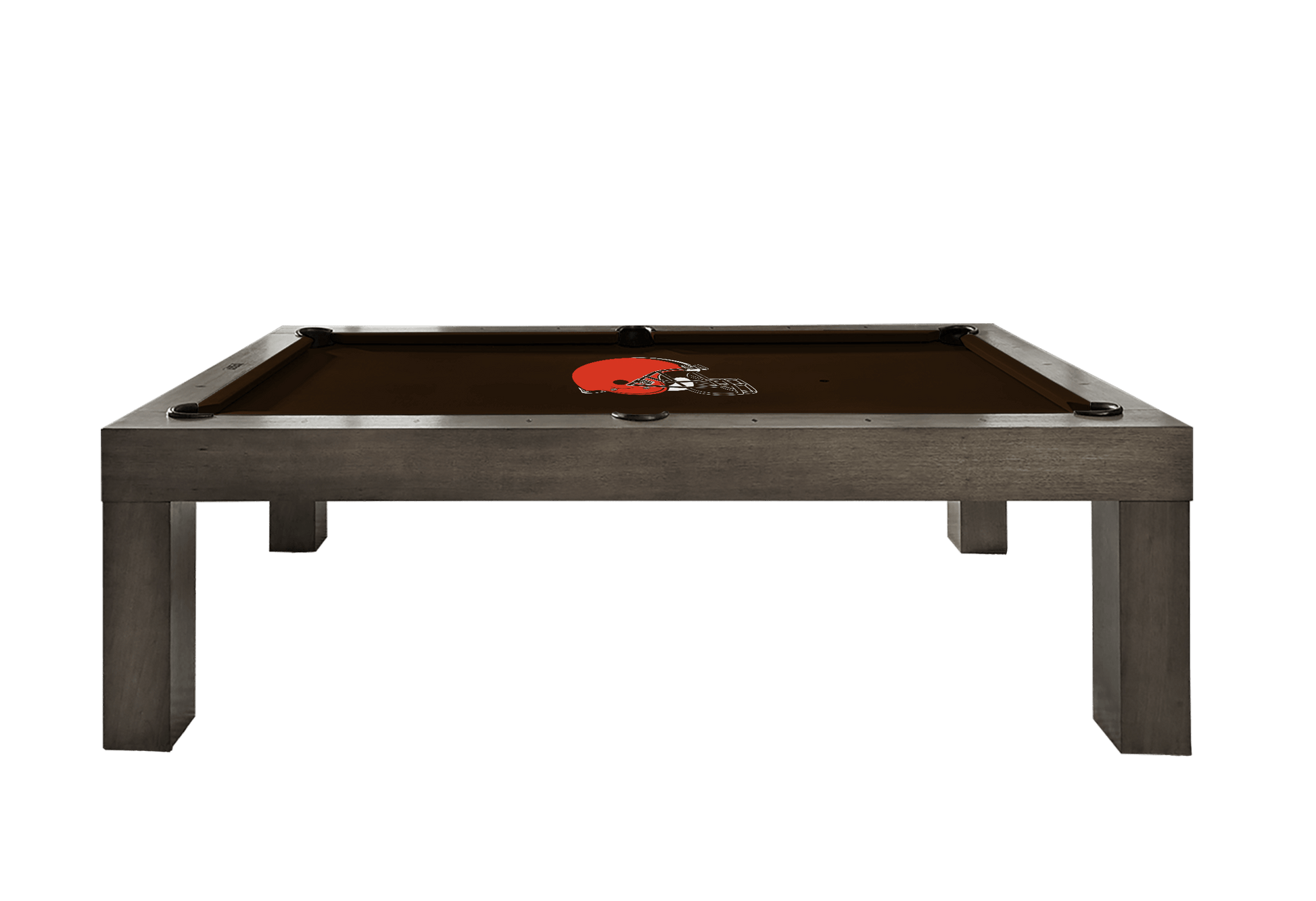 Cleveland Browns Premium Pool Table Bundle - Charcoal Pool Bundle Home Arcade Games   