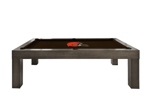 Cleveland Browns Premium Pool Table Bundle - Charcoal Pool Bundle Home Arcade Games   