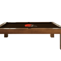Cleveland Browns Premium Pool Table Bundle - Walnut Pool Bundle Home Arcade Games   