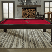 Tampa Bay Buccaneers Premium Pool Table Bundle - Black Ash Pool Bundle Home Arcade Games   