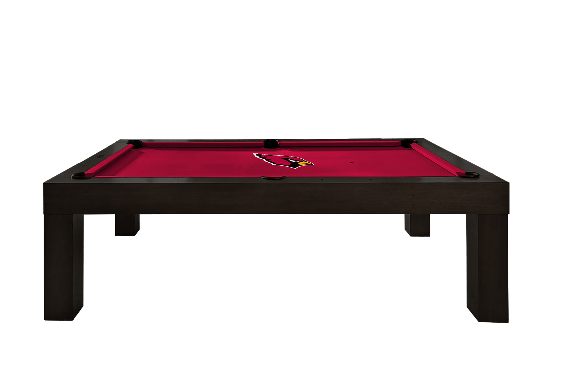 Arizona Cardinals Premium Pool Table Bundle - Black Ash Pool Bundle Home Arcade Games   