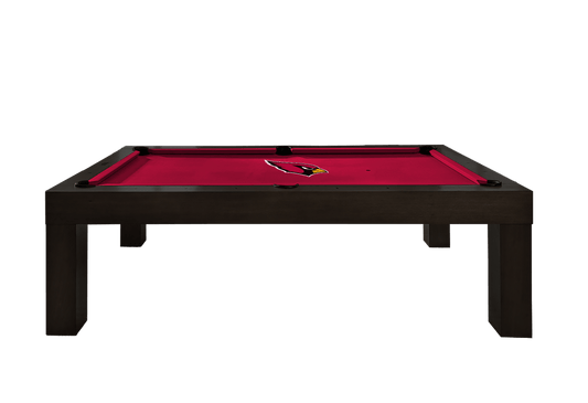 Arizona Cardinals Premium Pool Table Bundle - Black Ash Pool Bundle Home Arcade Games   