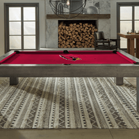 Arizona Cardinals Premium Pool Table Bundle - Charcoal Pool Bundle Home Arcade Games   