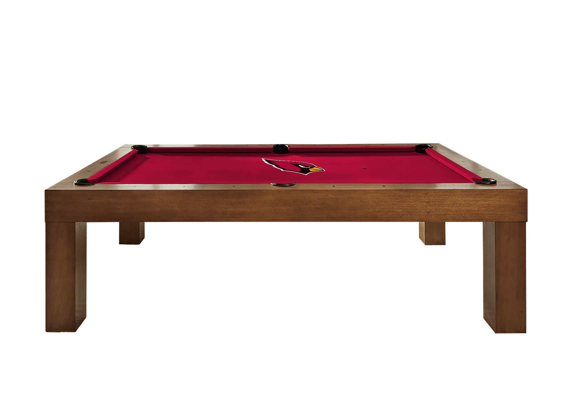 Arizona Cardinals Premium Pool Table Bundle - Walnut Pool Bundle Home Arcade Games   