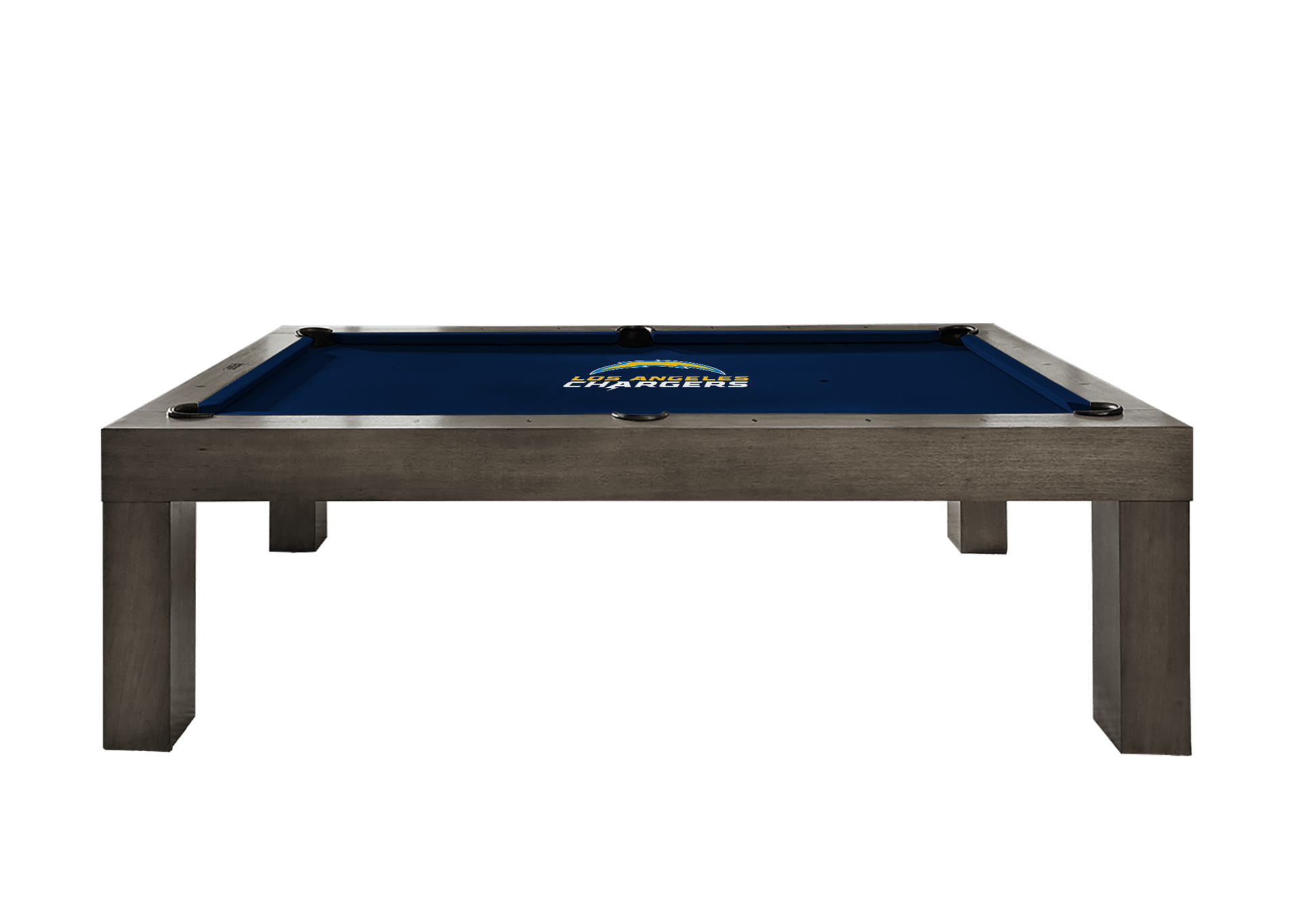 Los Angeles Chargers Premium Pool Table Bundle - Charcoal Pool Bundle Home Arcade Games   