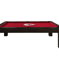Kansas City Chiefs Premium Pool Table Bundle - Black Ash Pool Bundle Home Arcade Games   
