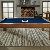 Indianapolis Colts Premium Pool Table Bundle - Charcoal Pool Bundle Home Arcade Games   