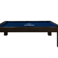 Dallas Cowboys Premium Pool Table Bundle - Black Ash Pool Bundle Home Arcade Games   