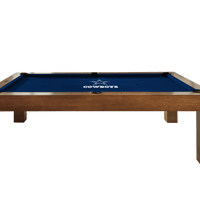 Dallas Cowboys Premium Pool Table Bundle - Walnut Pool Bundle Home Arcade Games   