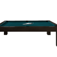 Philadelphia Eagles Premium Pool Table Bundle - Black Ash Pool Bundle Home Arcade Games   